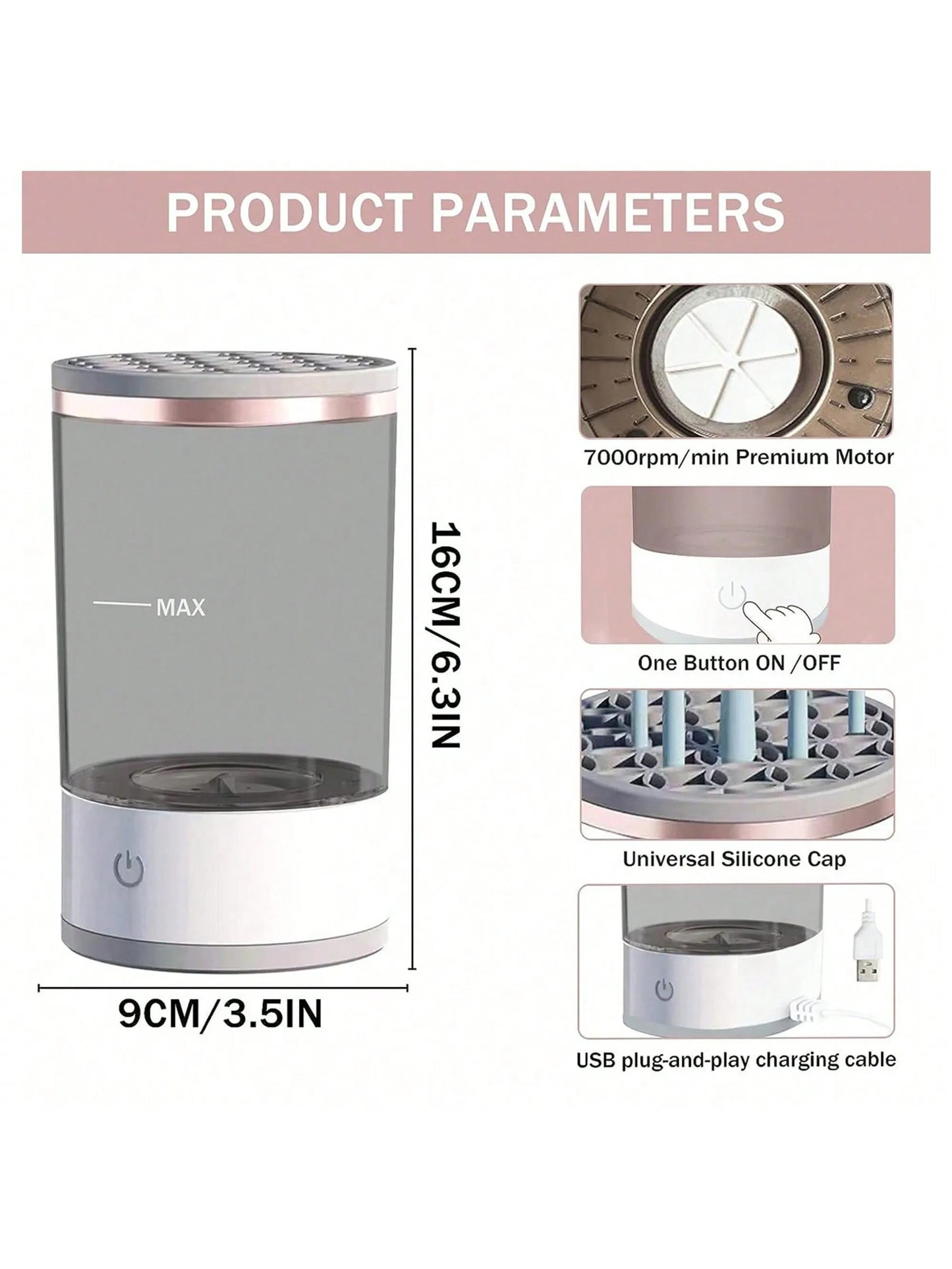 Nettoyage électrique pour pinceaux