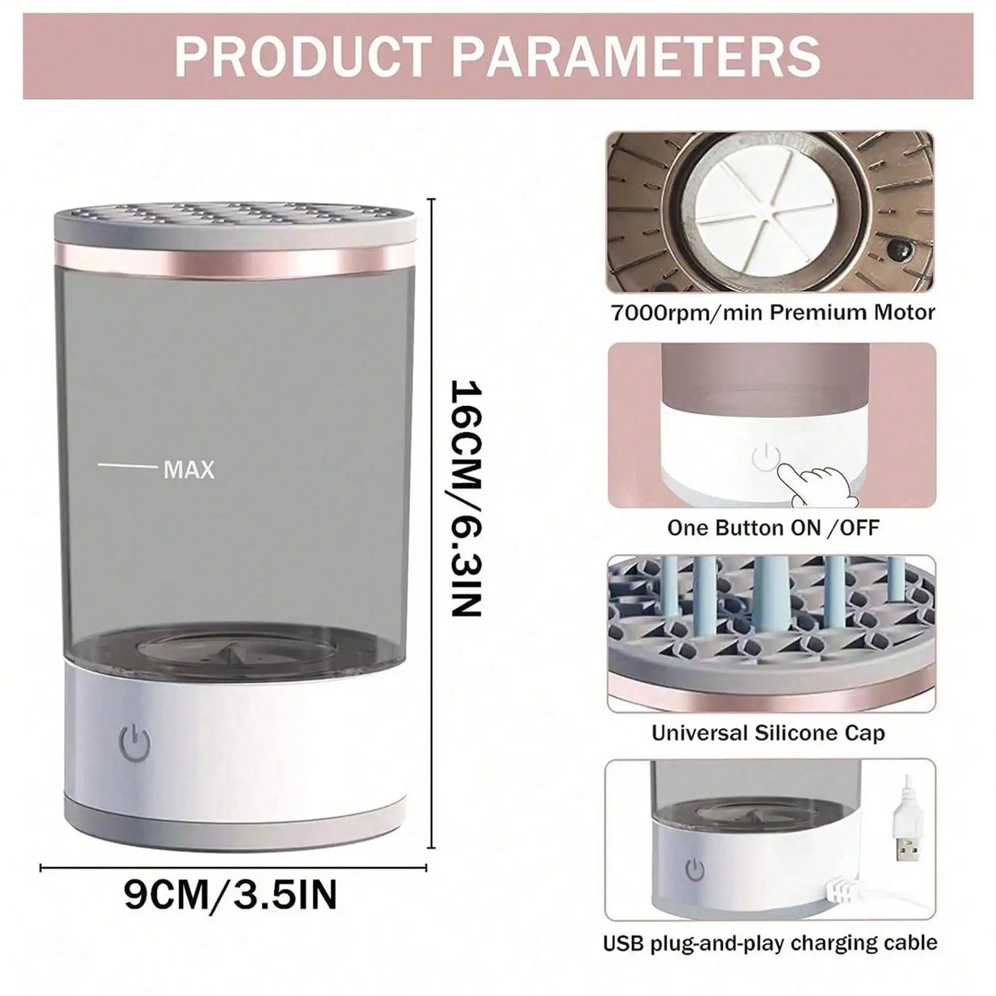 Nettoyage électrique pour pinceaux
